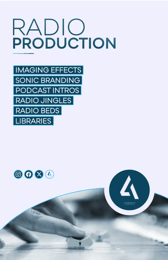 Radio jingles and imaging packages created by Air Media
